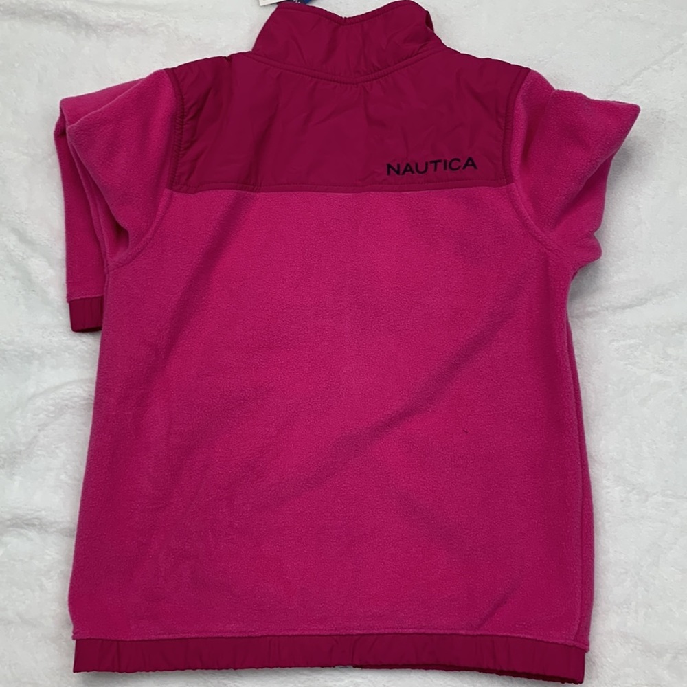 NAUTICA Big Girls Mock-Neck Polar Fleece Zip-Up Jacket Size M (8/10) - Picture 9 of 10
